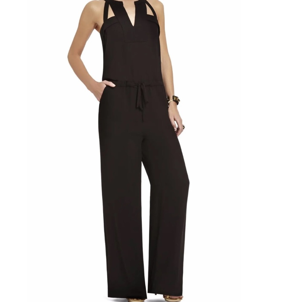 BCBG MAXAZRIA Black Calhoun Jumpsuit